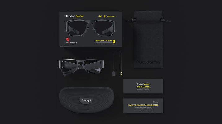 What is in the box: Lucyd Armor | Vantage Photochromic