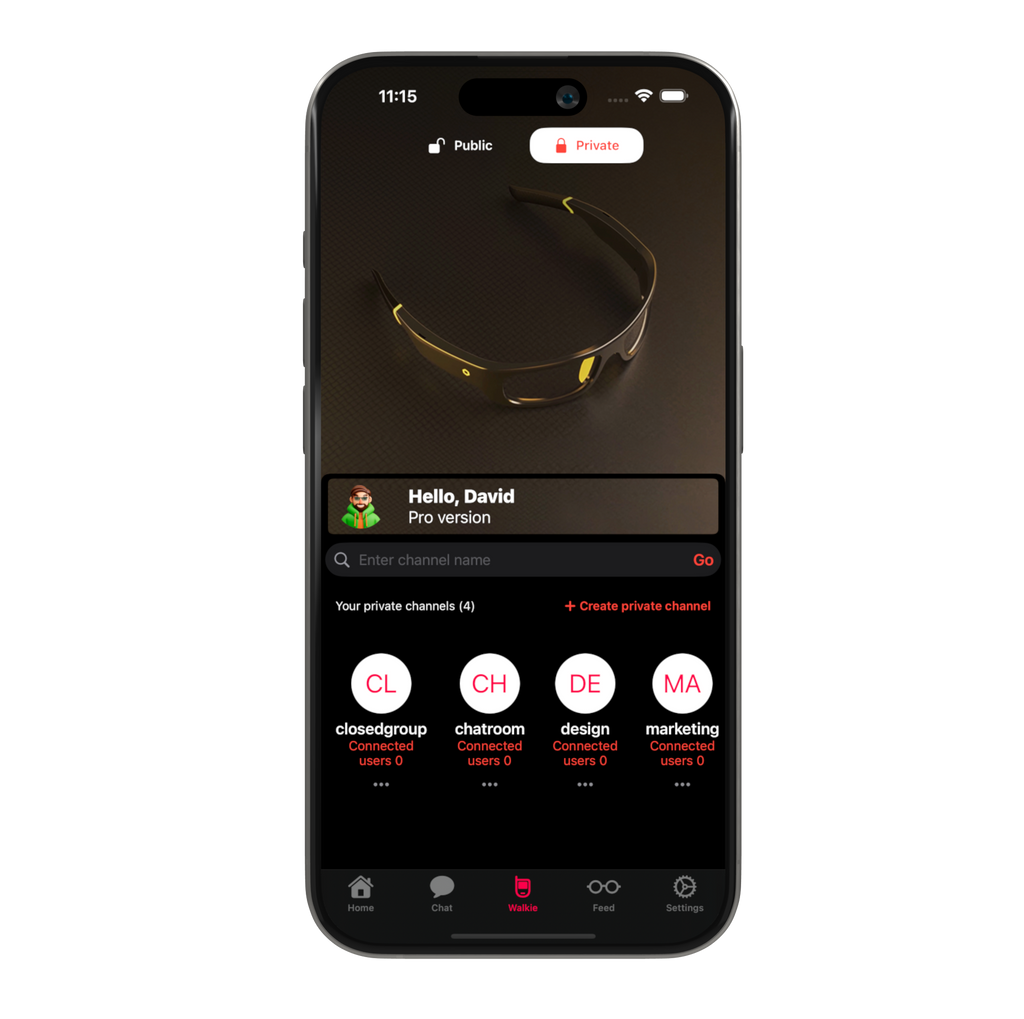 Press Release: Lucyd App Update with New Walkie Features