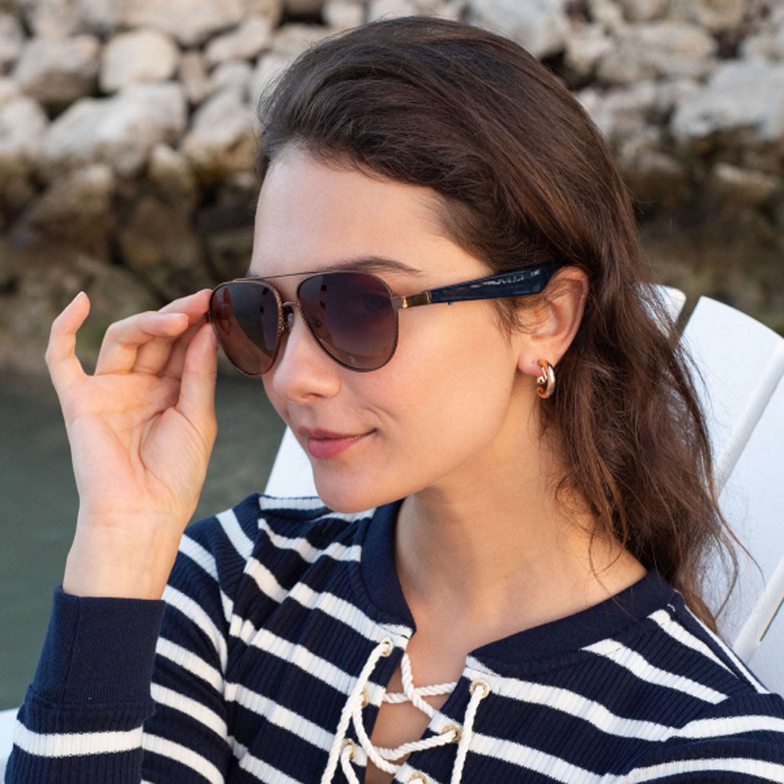 AO Eyewear,lnc General ティアドロップ　ゴールド AO Eyewear,lnc General ティアドロップ ゴールド