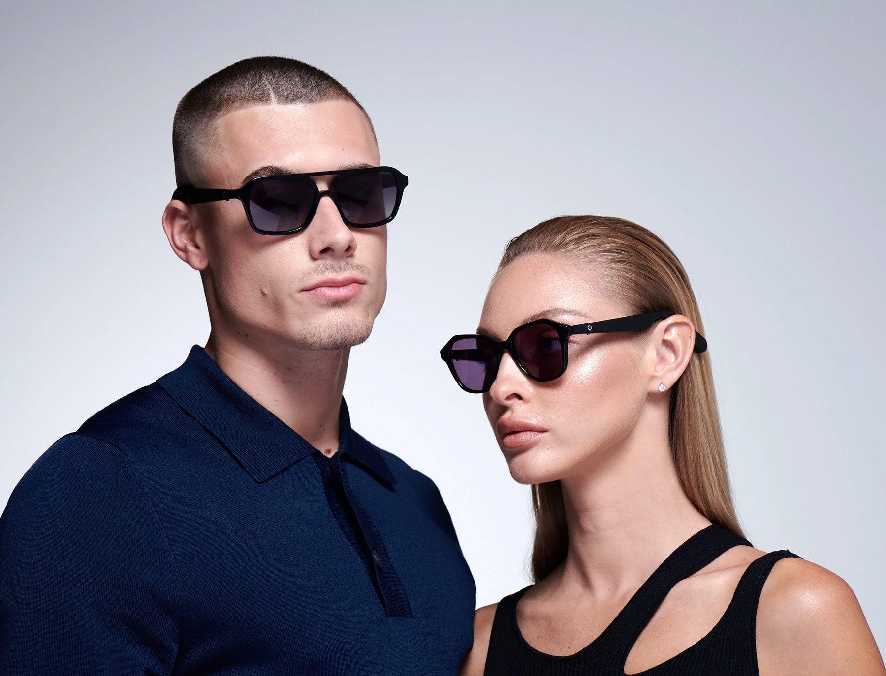 Lucyd Smart Sunglasses | Darkside Model | Bluetooth Audio Glasses - Men & Women | Open Ear | Noise Canceling Wireless Mics | Quadrasonic Sound Speaker | Voice Assistants Compatible | Standard Size 16