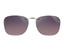 LUCYD EYEWEAR's square sunglasses feature gradient purple lenses, a rimless design, and a slim metal bridge—compatible with Chemistrie® Clip-on Lenses for easy style and added convenience.