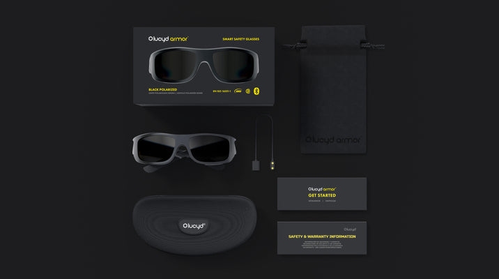 What is in the box: Lucyd Armor | Black Polarized